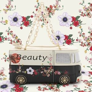 New Cheri Bus Bag novelty vegan retro bus design graffiti purse handbag display